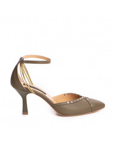 Pantofi Stiletto Piele...