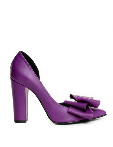 Pantofi Stiletto Piele...