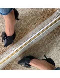 copy of Pantofi Stiletto Piele Naturala Negru Bow Cut - The5thelement.ro