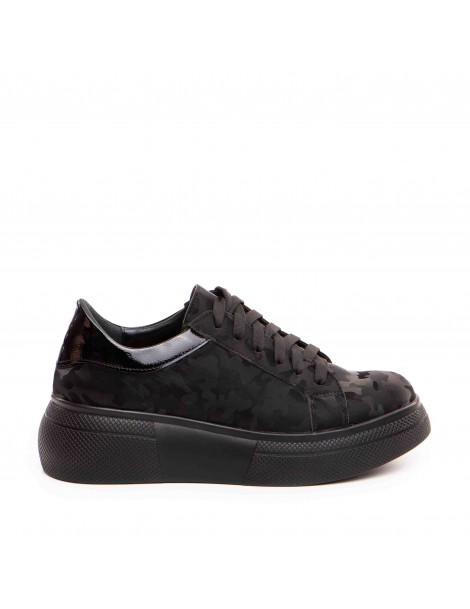 Pantofi dama piele naturala Negru Sporty - The5thelement.ro
