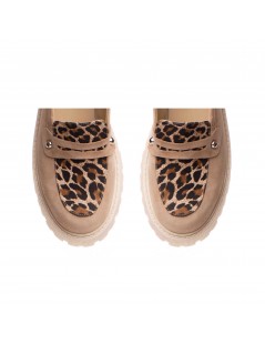 Pantofi dama piele naturala Bej Maven - The5thelement.ro
