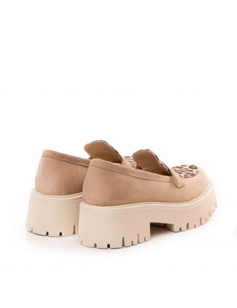 Pantofi dama piele naturala Bej Maven - The5thelement.ro