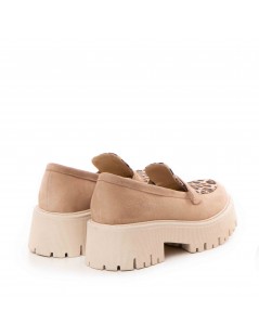 Pantofi dama piele naturala Bej Maven - The5thelement.ro