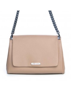 Geanta Piele Naturala Dama Bej Nicole - The5thelement.ro