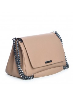 Geanta Piele Naturala Dama Bej Nicole - The5thelement.ro