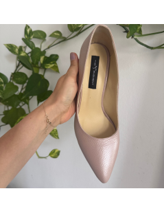 copy of Pantofi stiletto piele naturala Crem - The5thelement.ro