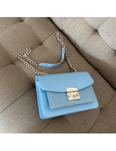 Geanta Piele Naturala Dama Bleu Urban Big - The5thelement.ro
