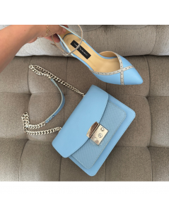 Geanta Piele Naturala Dama Bleu Urban Big - The5thelement.ro