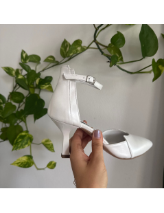 Pantofi mireasa piele naturala Alb Serenity - The5thelement.ro