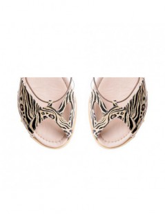 Sandale dama piele fara toc Bunny - The5thelement.ro