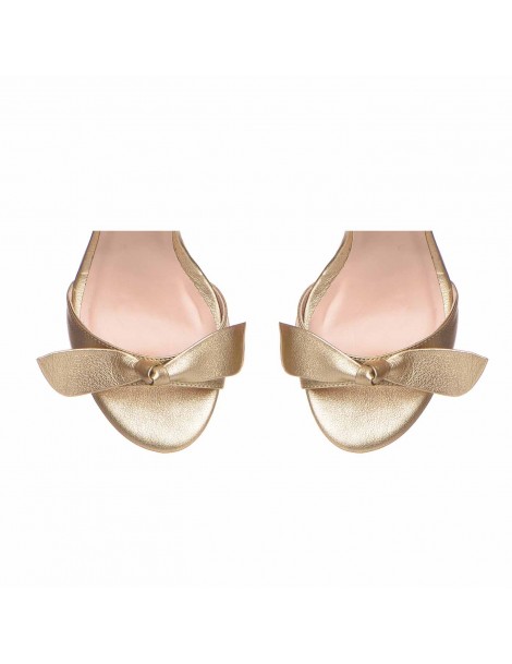 Sandale dama piele naturala Bronz Francesca - The5thelement.ro