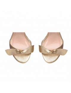 Sandale dama piele naturala Bronz Francesca - The5thelement.ro