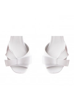 Sandale dama piele naturala Alb Zina - The5thelement.ro