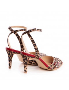 Sandale dama piele naturala Print Amina - The5thelement.ro