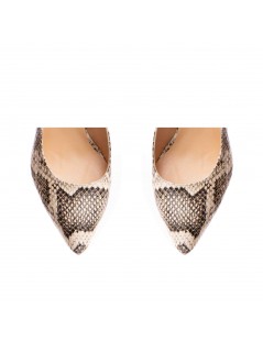 Pantofi stiletto piele naturala Crem Ivy - The5thelement.ro
