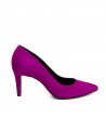 Pantofi stiletto piele naturala Magenta Ivy