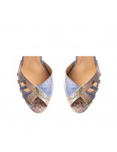 Sandale piele naturala Bleu Rendez Vous - The5thelement.ro