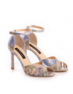 Sandale piele naturala Bleu Rendez Vous - The5thelement.ro