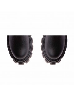 Bocanci dama Piele Naturala Negru Willow - The5thelement.ro