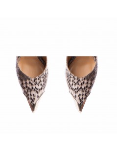 Pantofi stiletto piele naturala Grej Aven - The5thelement.ro