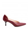 Pantofi stiletto piele naturala Visiniu Celine