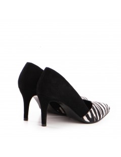 Pantofi stiletto piele naturala Print Ava - The5thelement.ro
