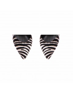 Pantofi stiletto piele naturala Print Ava - The5thelement.ro