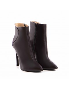 Botine Dama Piele Naturala Maro Sienna - The5thelement.ro