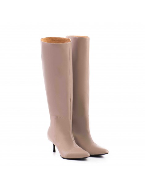 Cizme Dama Piele Naturala Grej Mira - The5thelement.ro