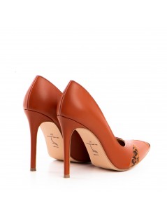 Pantofi stiletto piele naturala Caramiziu Alura - The5thelement.ro