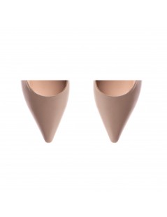 Pantofi stiletto piele naturala Grej Elise - The5thelement.ro