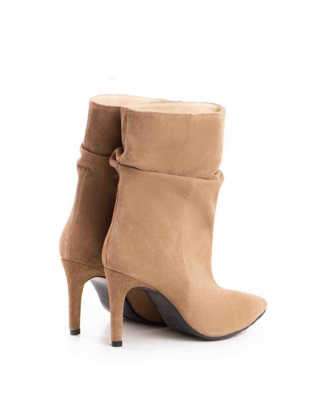 Botine dama Piele Naturala Crem Vera - The5thelement.ro