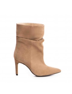 Botine dama Piele Naturala Crem Vera - The5thelement.ro