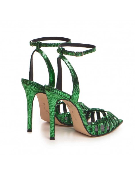 Sandale dama piele naturala Verde Kris - The5thelement.ro