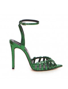 Sandale dama piele naturala Verde Kris - The5thelement.ro