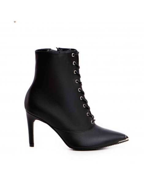 Botine dama Lace-Up Silver...