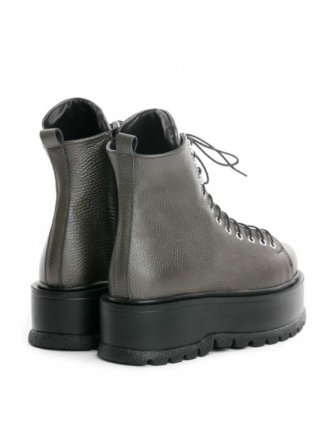 Bocanci dama Piele Naturala Thunder Bronz - The5thelement.ro