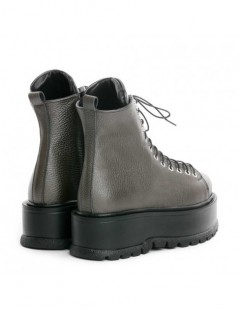 Bocanci dama Piele Naturala Thunder Bronz - The5thelement.ro