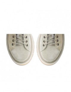 Bocanci dama Piele Naturala Thunder Bej - The5thelement.ro