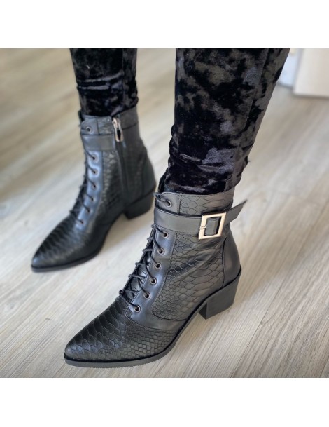 Ghete Dama Piele Naturala Negru Seiko - The5thelement.ro