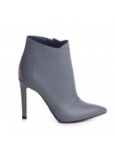 Botine Dama Piele Naturala Gri Fiona - The5thelement.ro