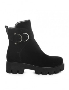 Bocanci dama Piele Naturala Negru Aria - The5thelement.ro