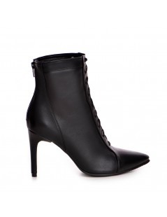 Botine dama Piele Naturala Negru CThru - The5thelement.ro