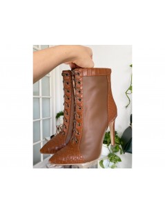 Botine dama Piele Naturala Negru CThru - The5thelement.ro