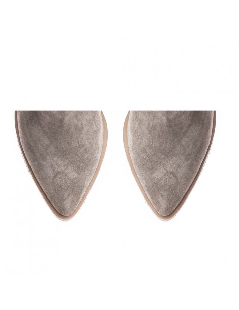 Ciocate dama Piele Naturala Grej Texas - The5thelement.ro