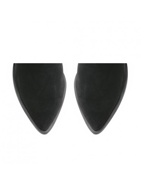 Ciocate dama Piele Naturala Negru Texas - The5thelement.ro