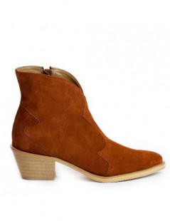 Ciocate dama Piele Naturala Caramiziu Bronx - The5thelement.ro
