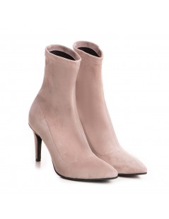 Botine Dama Piele Naturala Amora Lila - The5thelement.ro