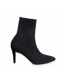 Botine Dama Piele Naturala Amora Negru - The5thelement.ro