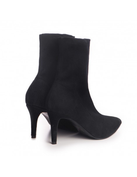 Botine Dama Piele Naturala Amora Negru - The5thelement.ro